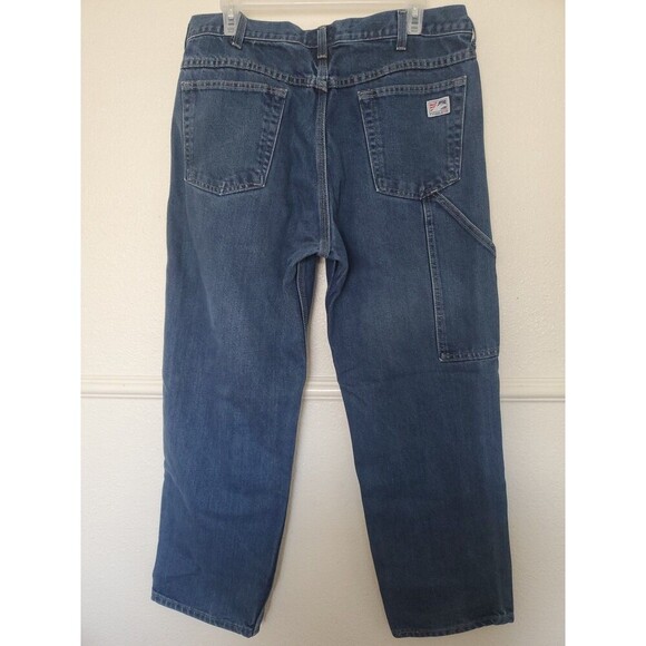 Tyndale FR Jeans Mens 35x30 Flame Resistant Arc Rated 15 CAL CAT 2 2112 Denim - Picture 13 of 15